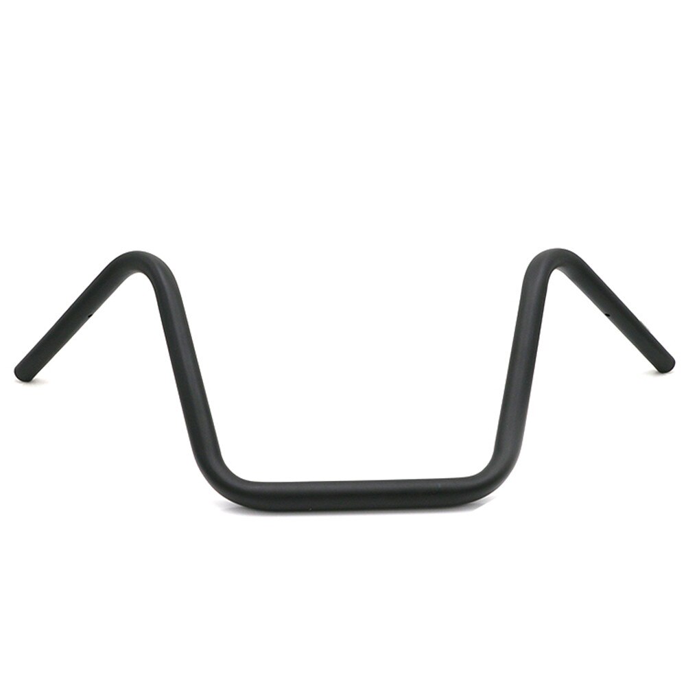 25MM 1" Motorcycle High Rider Steel Handlebars Bars Fits For Honda Kawasaki Suzuki Harley Chopper Bobber Cafe Racer Chrome Black: Black