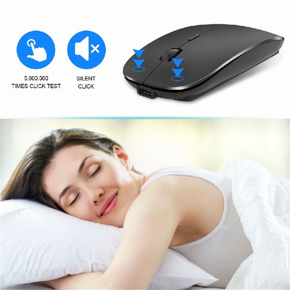1200 DPI USB Optische Drahtlose Computer Maus Schwarz Weiß 2,4 GHz Ergonomische Mäbenutzen + USB Empfänger Super Dünne Maus Für PC Laptop