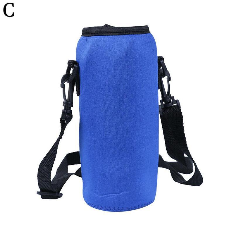 all'aperto 1000ml di sport Bollitore Tazza impostato Portatile di indietro-Montato Bollitore neoprene Tazza Tazza impostato Borsa impostato K4Z1: blu