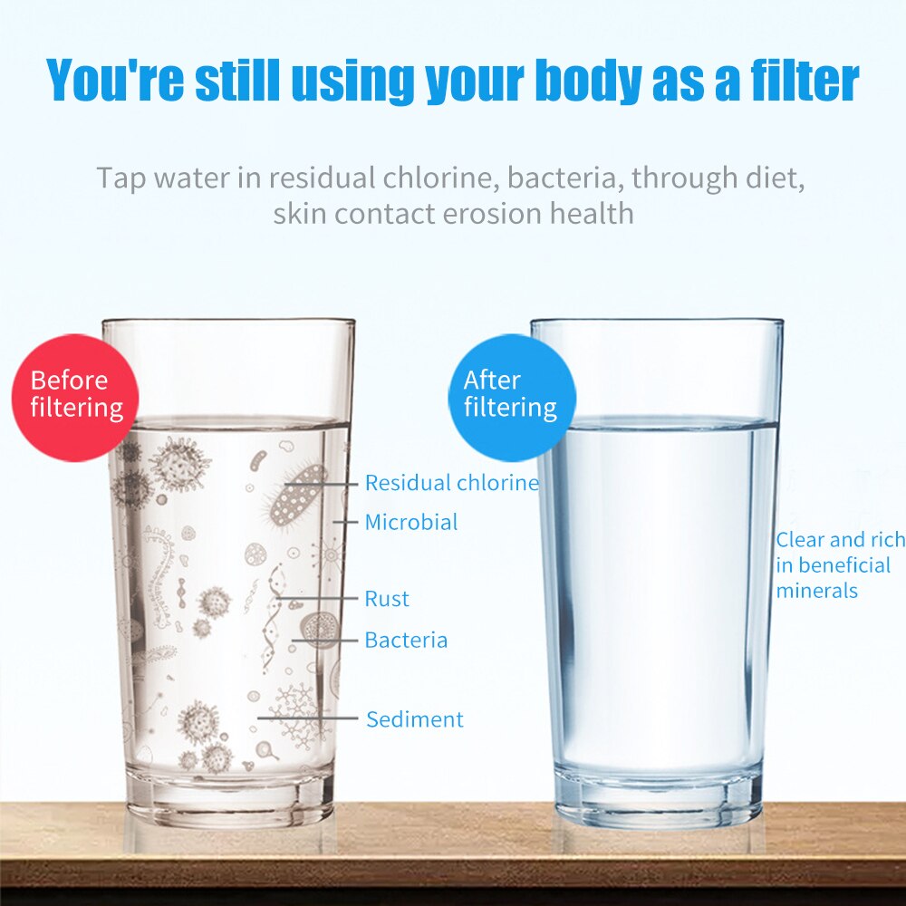 Small Household Water Reusable Faucet Filter Purifier Kitchen Purification Water Filter Sterilization Anti Dust Water Pollution