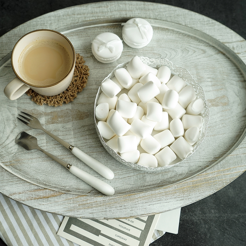 Simuleret marshmallow sød fotografering baggrund rekvisitter simulation slik hjem softcover