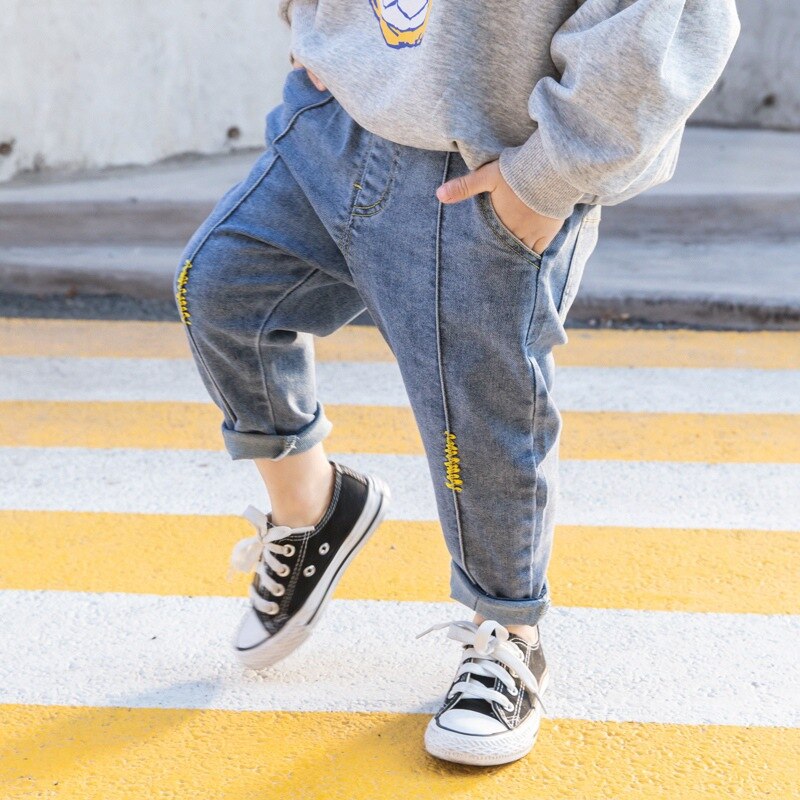 Pantalones vaqueros bonitos para bebés, ropa para niños, para adolescentes, para el hogar y al aire libre, , primavera y otoño