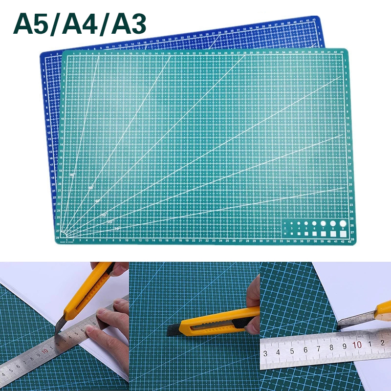 A3/A4/A5 Cutting Board Pvc Carving Rectangular Cutting Mat Grid Line Tool Plastic Patchwork Cut Pad DIY Sewing Supplie Tool