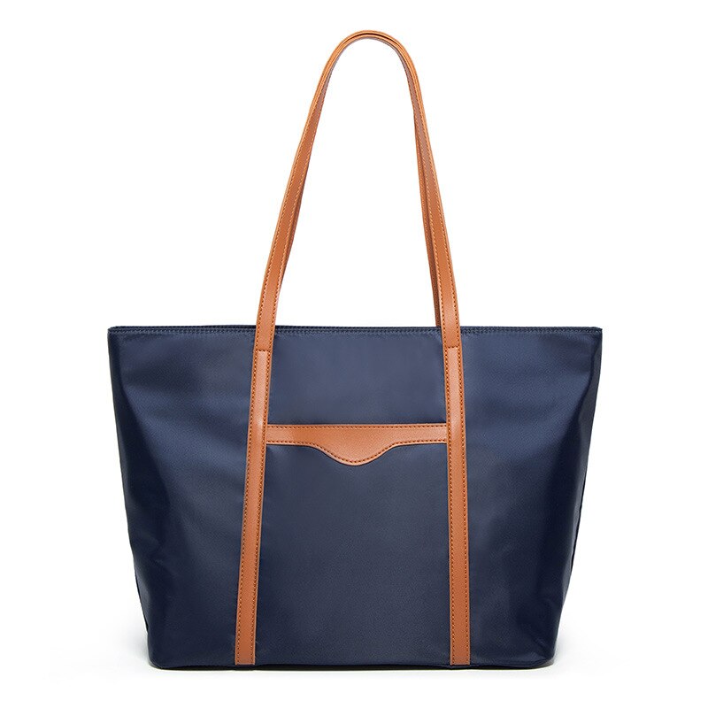 Bolso de mano de gran capacidad, bolsa de mano de tela Oxford, portátil, a la , Europa y Estados Unidos,: Azul