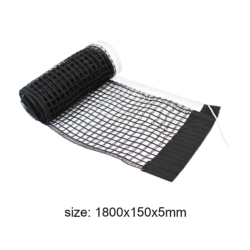 Filet De Remplacement Tennis De Table 6 Pi (183 Cm) – Filet Portable Nylon Noir, Pour Maison, Extérieur, Tournoi