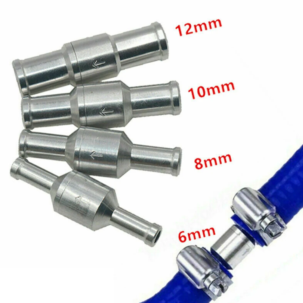 Reserve tilbakeslagsventil luft vakuum drivstoff vann gass krom 6/8/10/12mm tilbakeslagsventil enveis velteventil merke