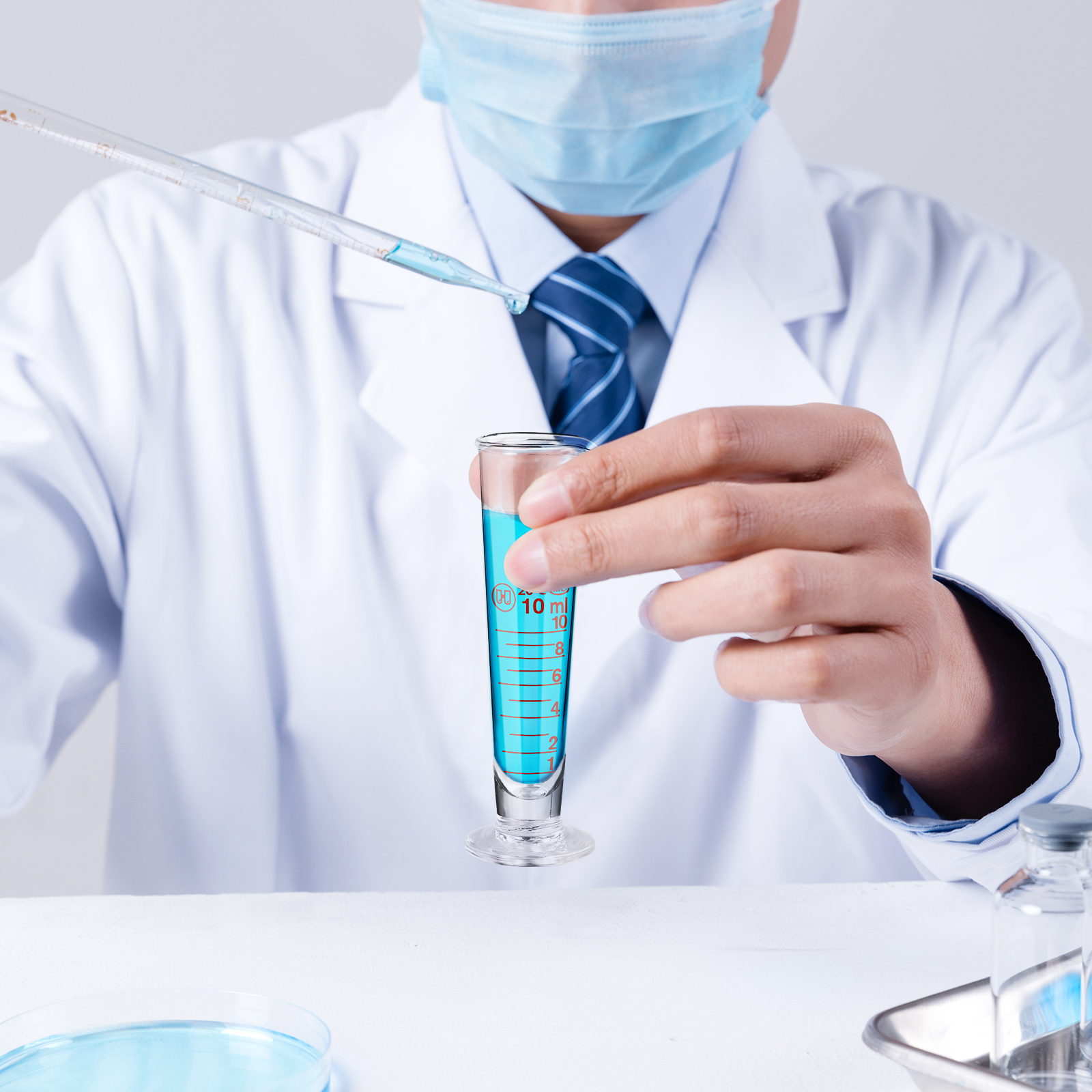 1pc Laboratory Graduated Scale Cup Measuring Glass Measuring Cup for Laboratory School