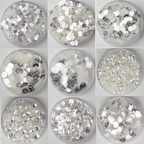 30Gram 3-25Mm Kristal Transparante Losse Pailletten Pailetten Naaien Bruiloft Decoratie Craft Diy Kledingstuk Accessoires