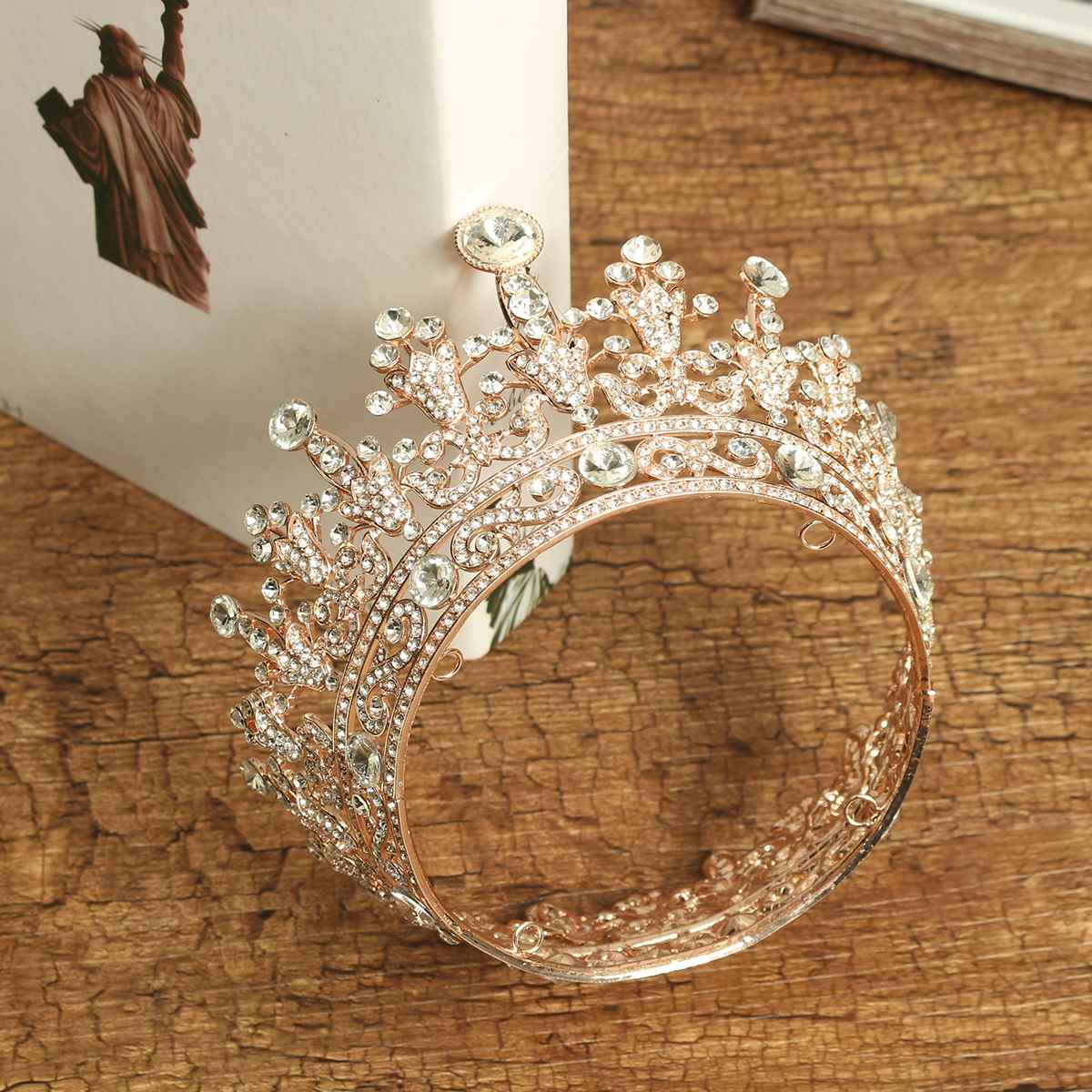 1X Tiara Crown Braut Strass Kristall Tiaras und Kronen Stirnband Mädchen Brautjungfer Hochzeit Haar Accessiories Haar Schmuck