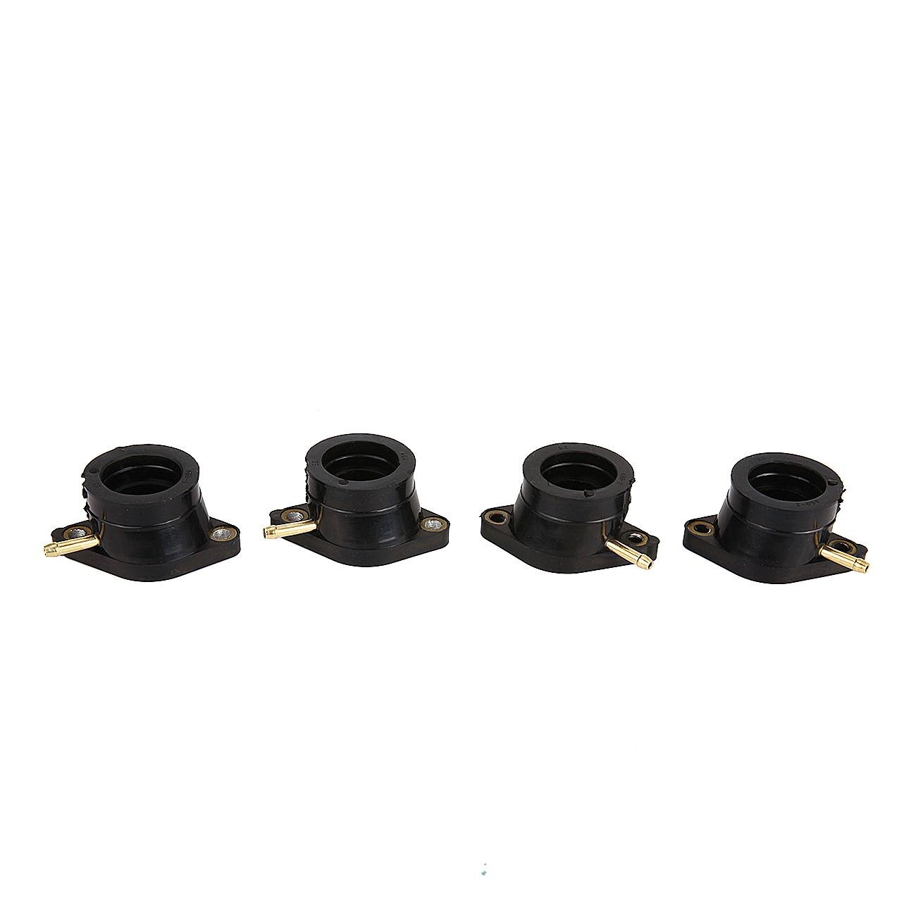 4 pcs Motorcycle Carburetor Intake Manifold Joint Boot Adapter For Yamaha XJ550 Maxim Seca XJ550R 1981 1982 1983