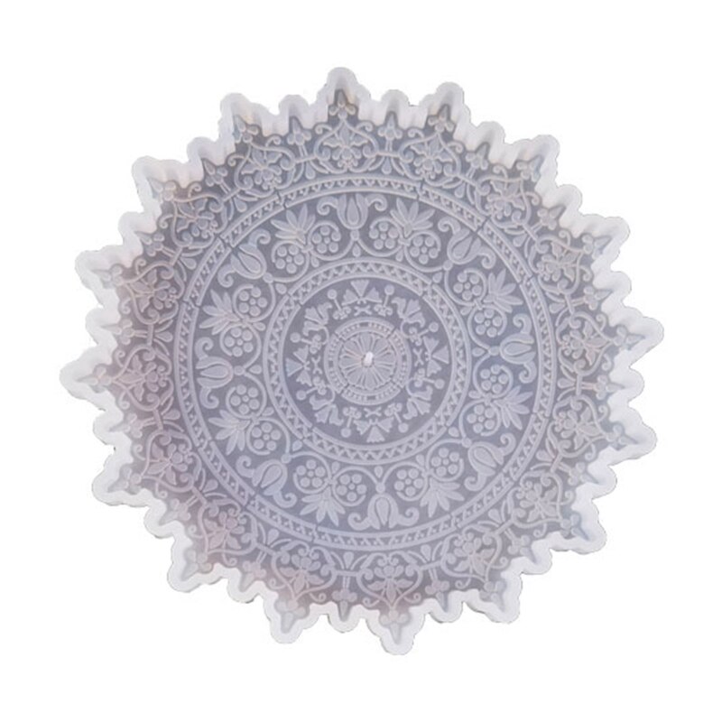 Soporte para incienso, molde de resina epoxi, Palitos de incienso, bandeja para cenizas, molde de silicona, manualidades DIY, decoraciones para el hogar, herramientas de fundición: Blanco
