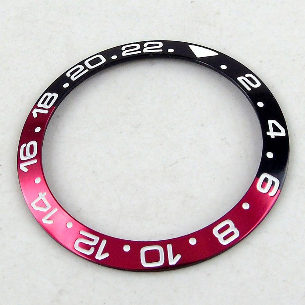 Multi-color 38mm keramische lunette voor gmt-model herenhorloges: Nr . .16