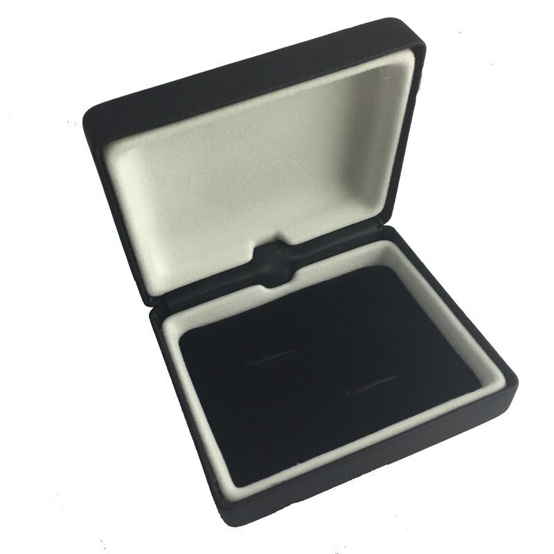 Caja de para gemelos, 1 par, caja de joyería negra, marrón, , cajas de almacenamiento de embalaje, bandeja de exhibición de joyería, contenedor: CTB051 box only