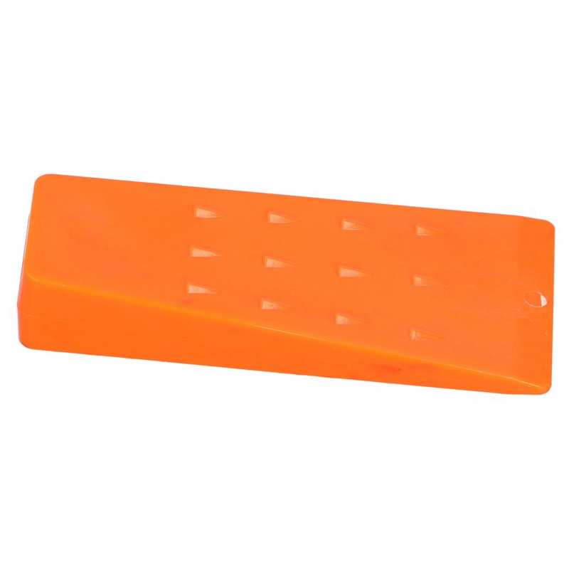 Cuñas de tala de plástico de 5 pulgadas, cuña de corte de árbol naranja , accesorios para carpintería