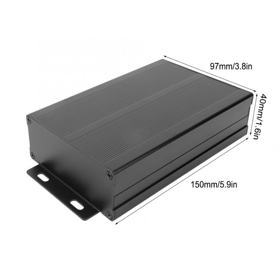 Aluminum Cooling Box Enclosure Electronic DIY Circuit Board Project Protective Box Aluminum Cooling Case 40x97x150mm