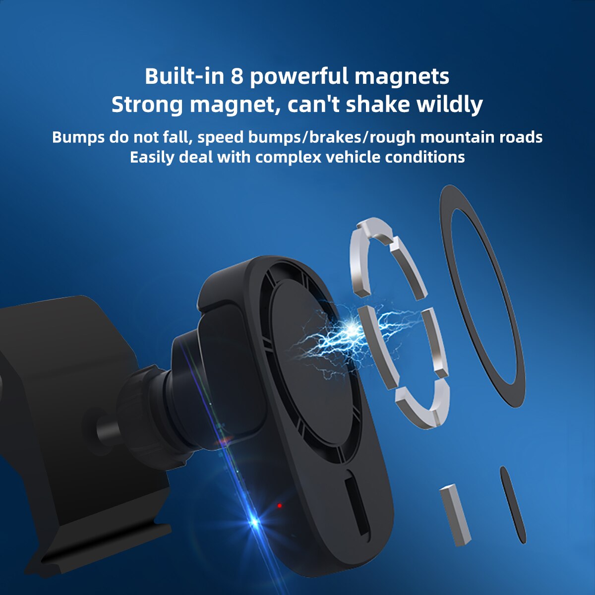 For Tesla Model 3 Model Y Dashboard GPS Stand Navigation bracket 15W fast charging mobile phone Holder model3 Accessories