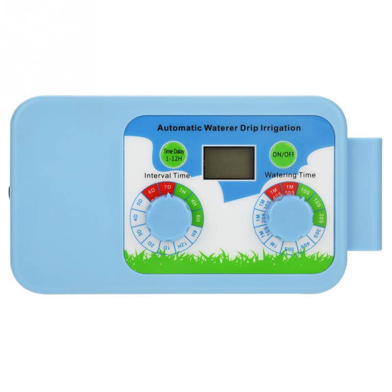 Garden Irrigation Controller LCD Display Automatic Watering Timer System Pump Electronic Rain Sensor Irrigation Controller