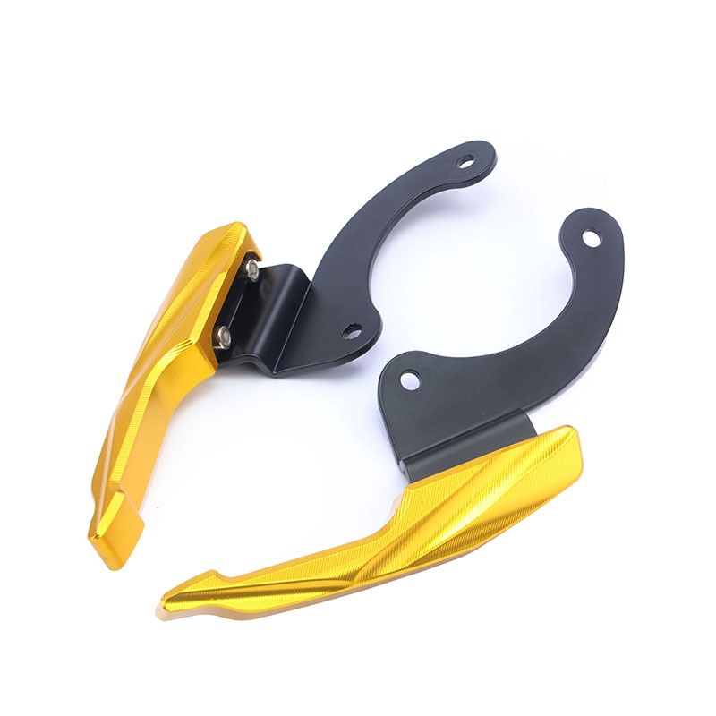 Motorcycle Tail Handrail for ZONTES ZT310R 310T CNC Personality Rear Armrest Racer Shelf handle tail fin Accessories: Ordinary yellow