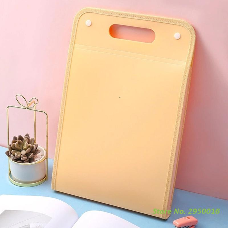 A4 13 Pocket Expanding File Folder Organizer with Dividers Letter Size Expandable Accordion Document Bag Business Briefcase