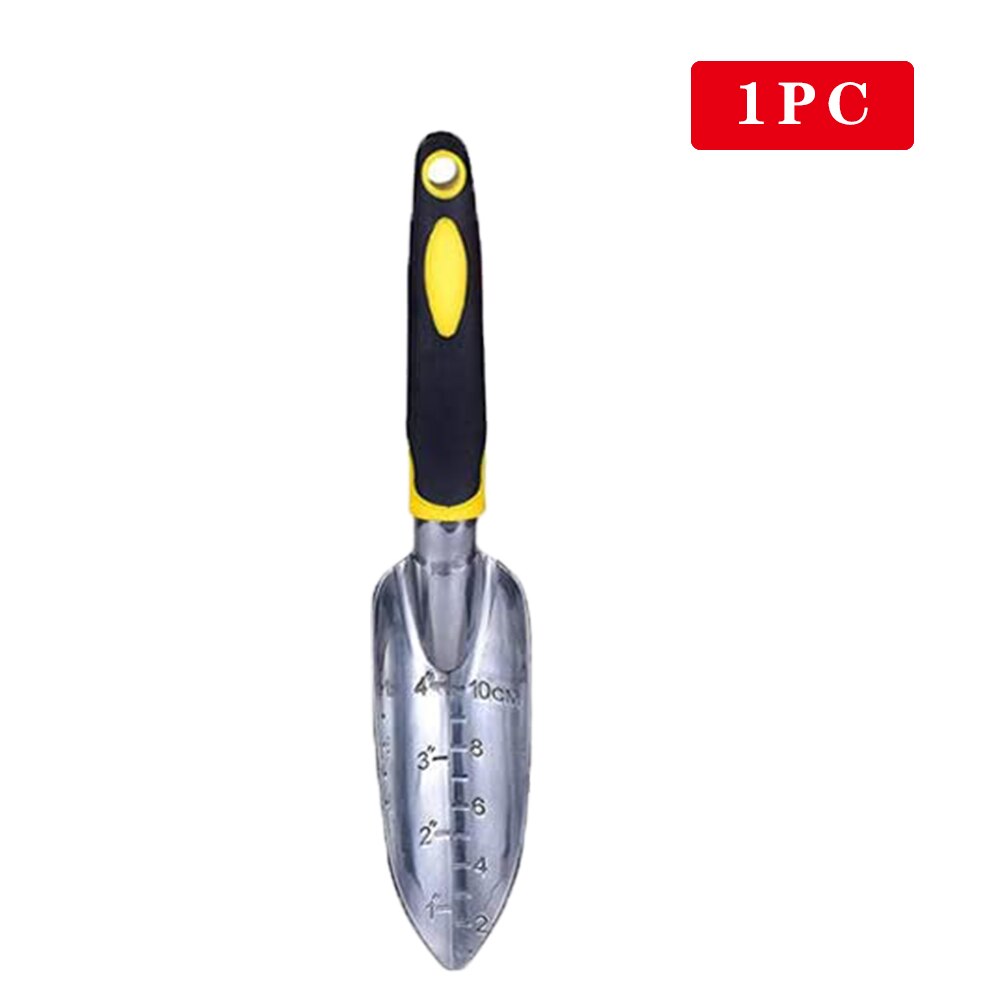 Tuinieren Schop Magnesium Aluminium Aloy Schoffel Hark Vijf Stuk Losse Bodem Planten Ingemaakte Spade Schop Hark Plant Bloeiende Tool: Scale shovel