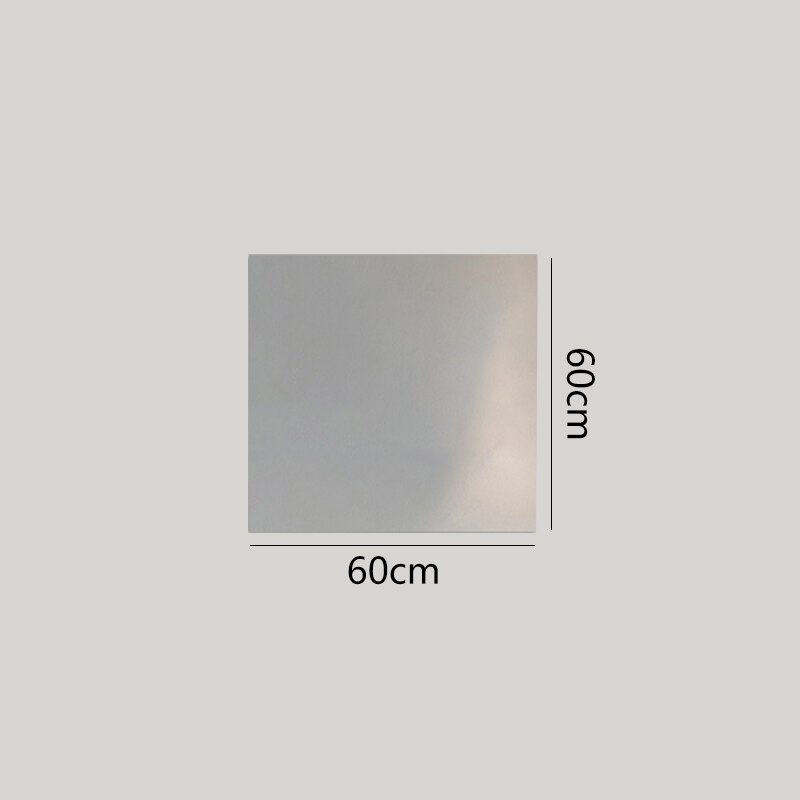 1pc Mirror Wall Sticker Bathroom Mirror Effect Wallpaper Rectangle Self Adhesive Room Decor Stick On Art Mirror Stickers: 60X60CM