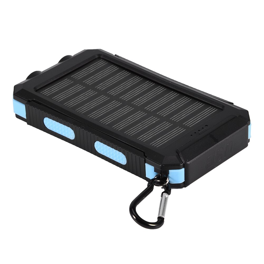 Without Battery Fast Charge Solar Power Bank Case DIY Kit Outdoor Dual USB Mobile Waterproof Power Bank Cases With Compass