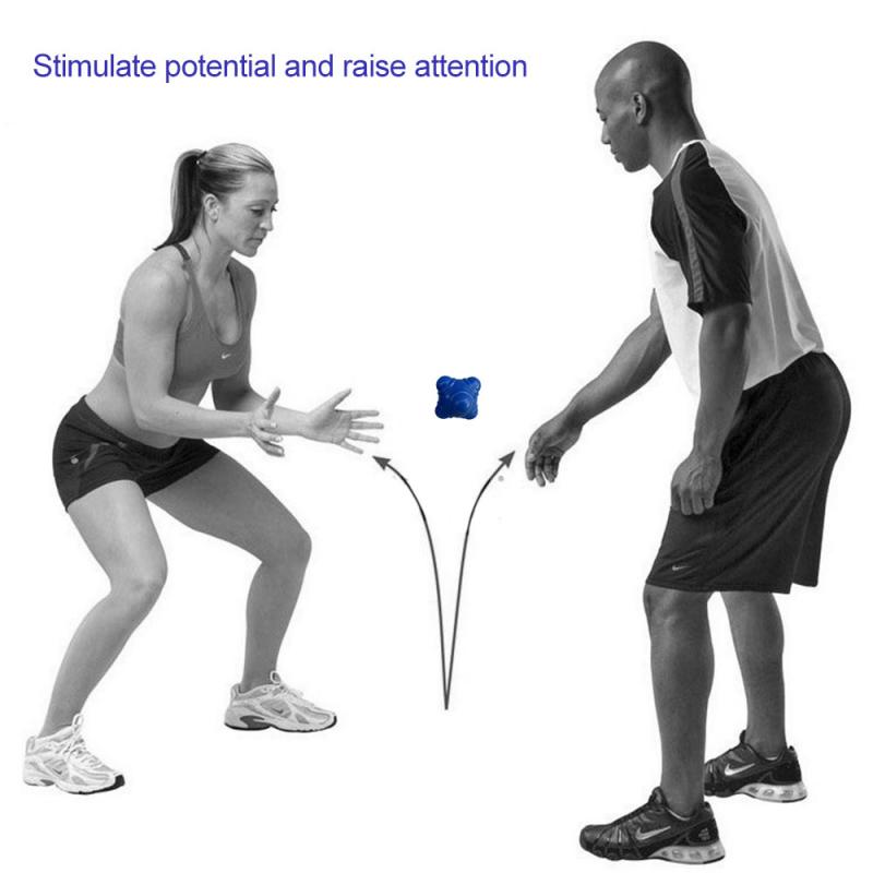 Silicone Reaction Ball Otudoor Indoor Sports Training Ball Reflex Exercise Fitness Balls Agility Coordination Interactive Toy