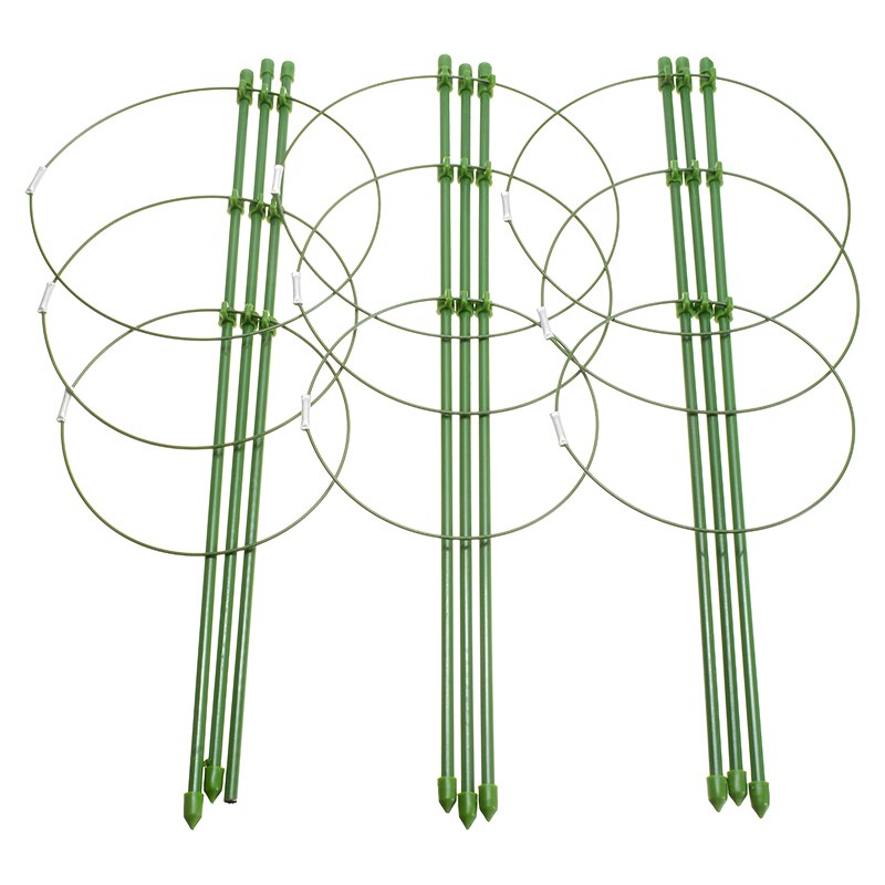 3 uds. Soporte duradero para plantas trepadoras soporte de amarre para plantas de 450mm de altura herramientas de jardín enrejado de verduras Marco de soporte para plantas
