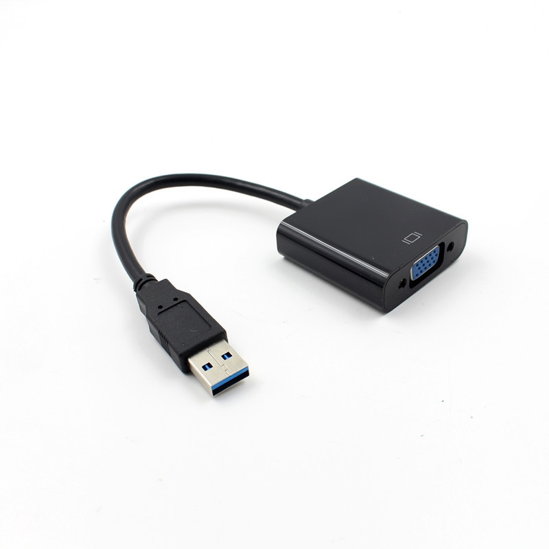 USB 3.0 To VGA Multi-Display Adapter Connector Cable External Video Graphic Card For Win 7/8/10 Laptop DVD Player Tablets