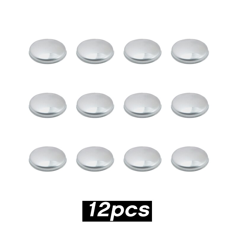 12 Stuks Auto Rvs Schroef Bescherming Cover Voor Nissan Nismo X-Trail Almera Qashqai Decoratie Deksel Auto Styling: for silver 12pcs