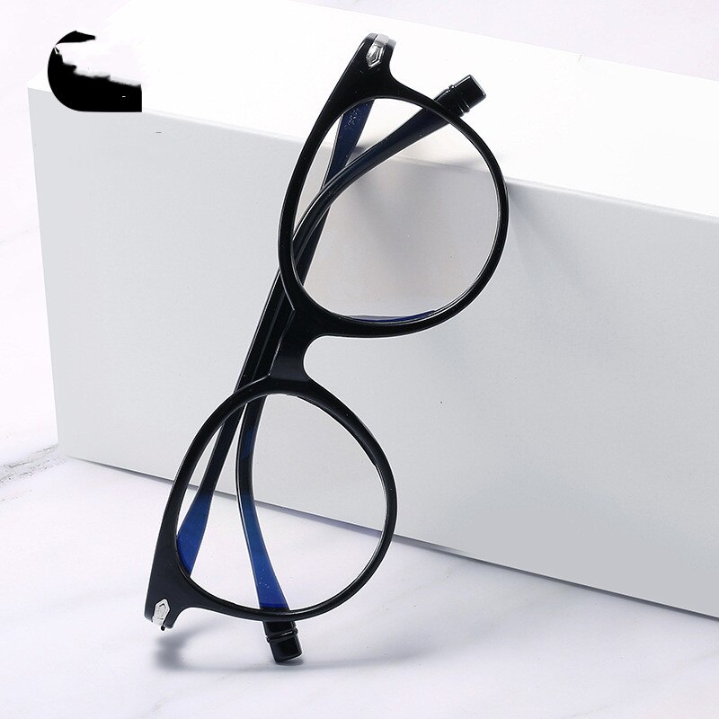 Lunettes de lumière bleue cadre PC & lentille en résine Anti lumière bleue bloquant les lunettes de soleil de rayonnement unisexe tendance lentilles claires lunettes d'ordinateur