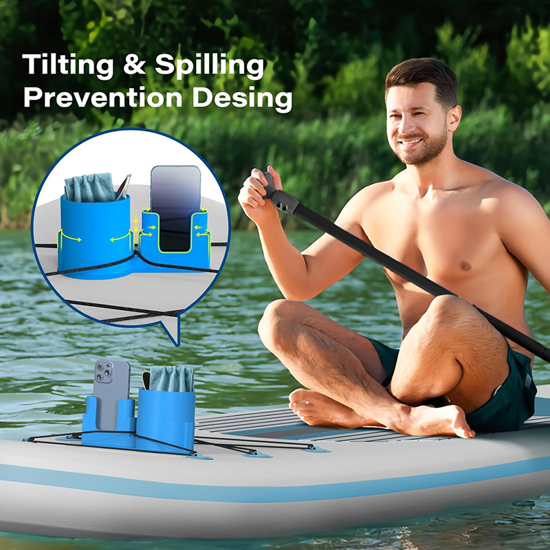1PC multi-fonctionnel Paddle Board porte-gobelet PVC Kayak porte-boissons Kayak porte-gobelets