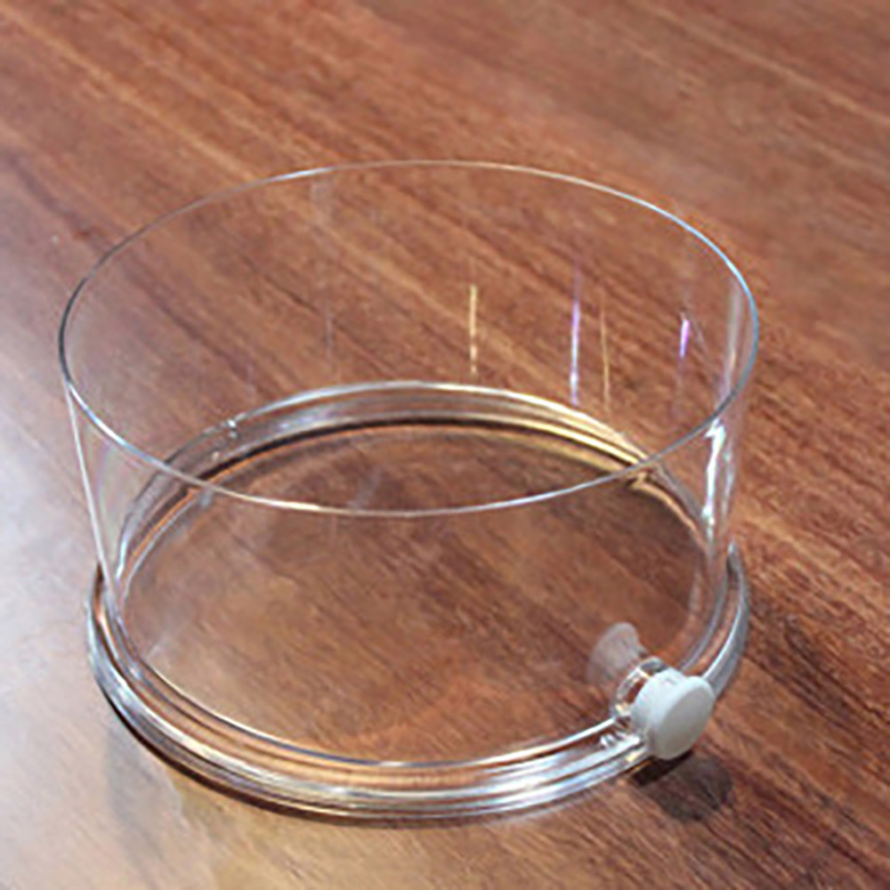 Desktop Small Fish Tank Goldfish Tank Turtle Tank Reptile Breeding Box Plastic Cylinder Ecological Landscaping Cylinder: Short