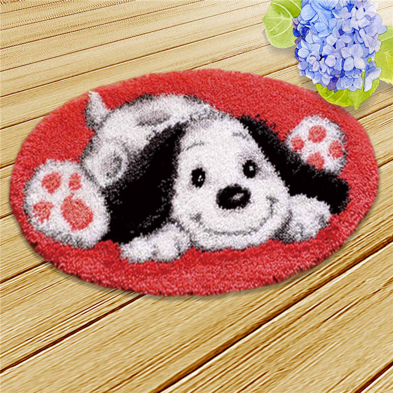 Prajna mignon animaux tapis couture loquet crochet Kits toile tricot tapis crochet point de croix Fomiaran pour couture bricolage Handmades: Multi