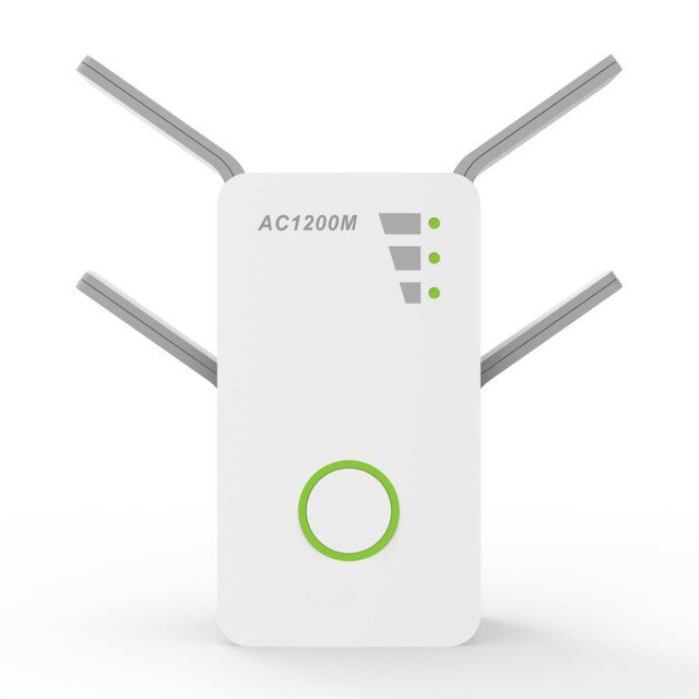1200Mbps WiFi Repeater Network Wifi Range Extender High Speed Wi-Fi 4 External Antennas EU/US/UK/AU Plug