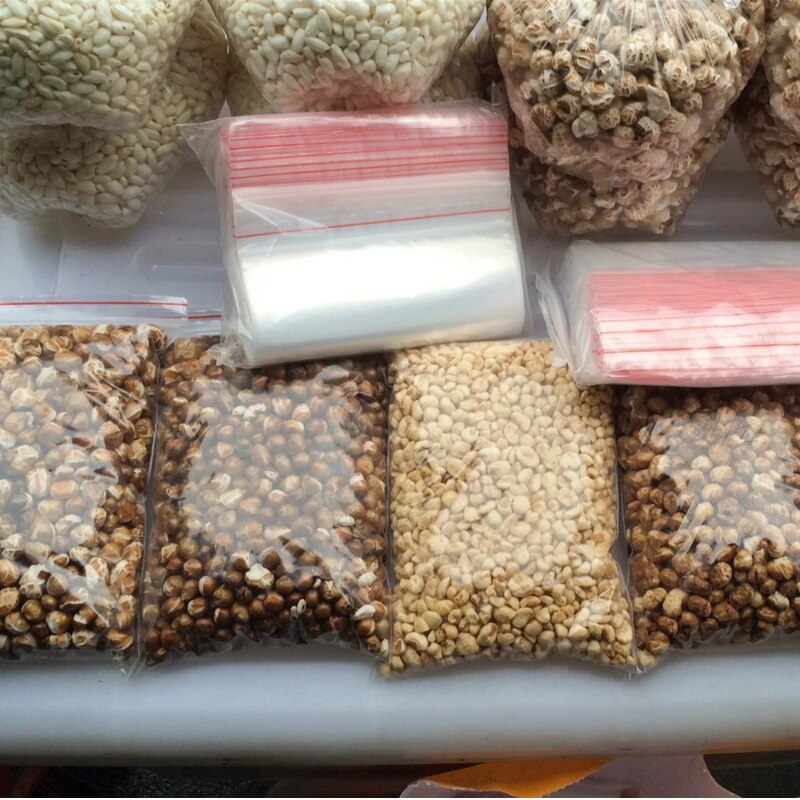 Brand Deli 3029 Thick plastic ziplock bags 10 # (24*34CM) 100PCS Layer thickness: 4um