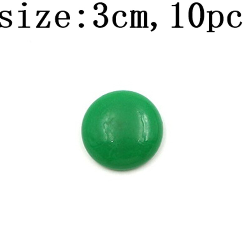 5/10 stuks ronde plastic koelkastmagneten, kleurrijke koelkastmagneten, kantoormagneten voor whiteboards, decoratieaccessoires voor thuis en in de keuken.: 10 stuks - groen