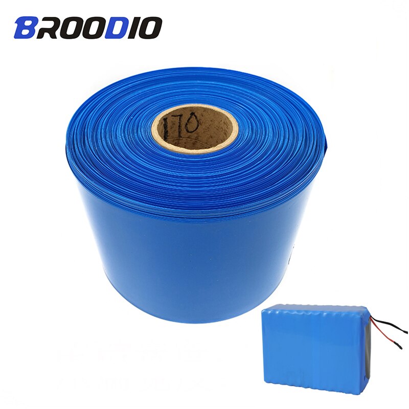 70mm - 210mm 18650 Lithium Battery film Heat Shrink Tube Tubing Li-ion Wrap Cover PVC Shrinkable Tape Sleeves Cover Accessories