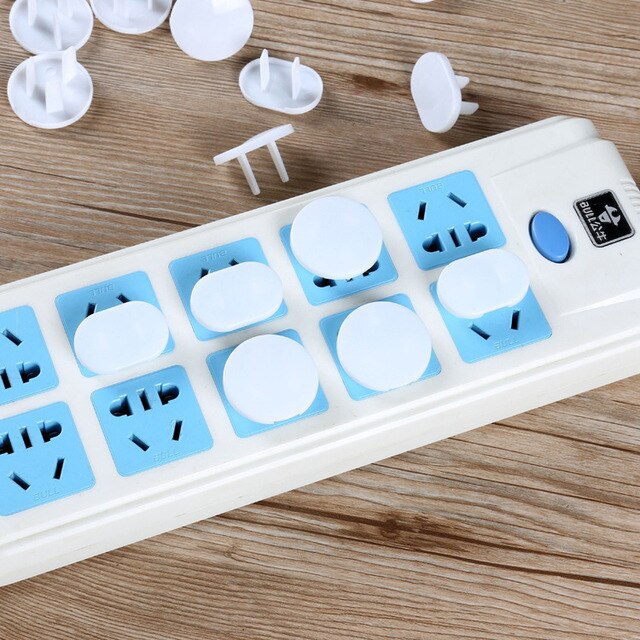 10 Pcs 2 Gat 3 Gat Sockets Cover Plug Kindje Stopcontact Plug Kinderen Elektrische Veiligheid Protector Socket Bescherming: E216663 Two hole