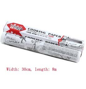 Baking Silicone Oil Non-stick Steamer Pot Pad Parchment Paper Rectangle Cake Pan Liners Baking Paper Cake Pans: WE 8m