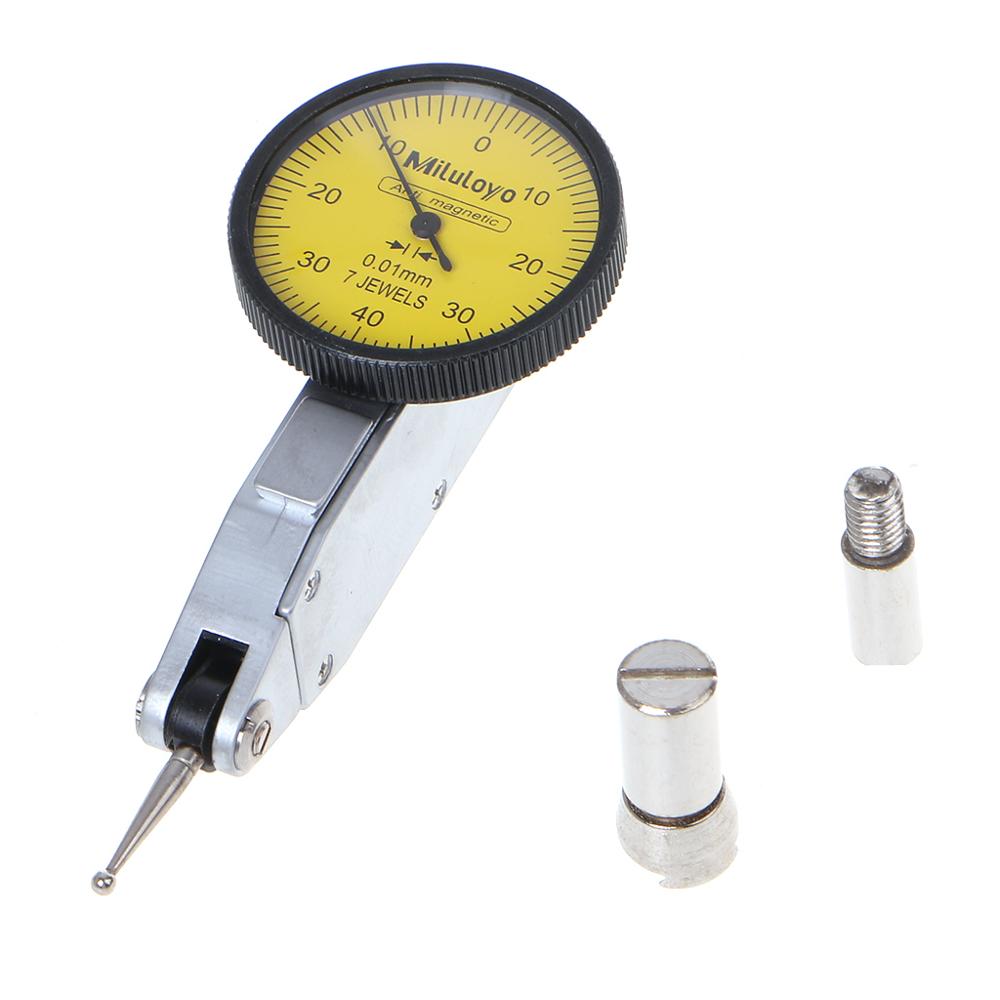 0-0.8mm Precision Level Gauge Scale Metric Dovetail Rails Dial Test Indicator-34#