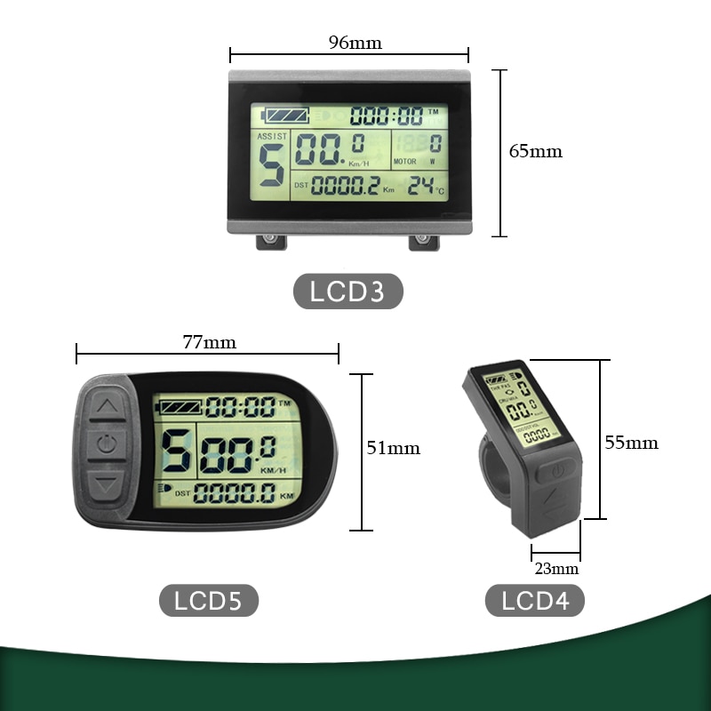 Kt Ebike Lcd Led Display Kuteng 24V 36V 48V Lcd3 Lcd8h Led 880 LCD7 Elektrische Fiets display Voor Elektrische Fiets Kit