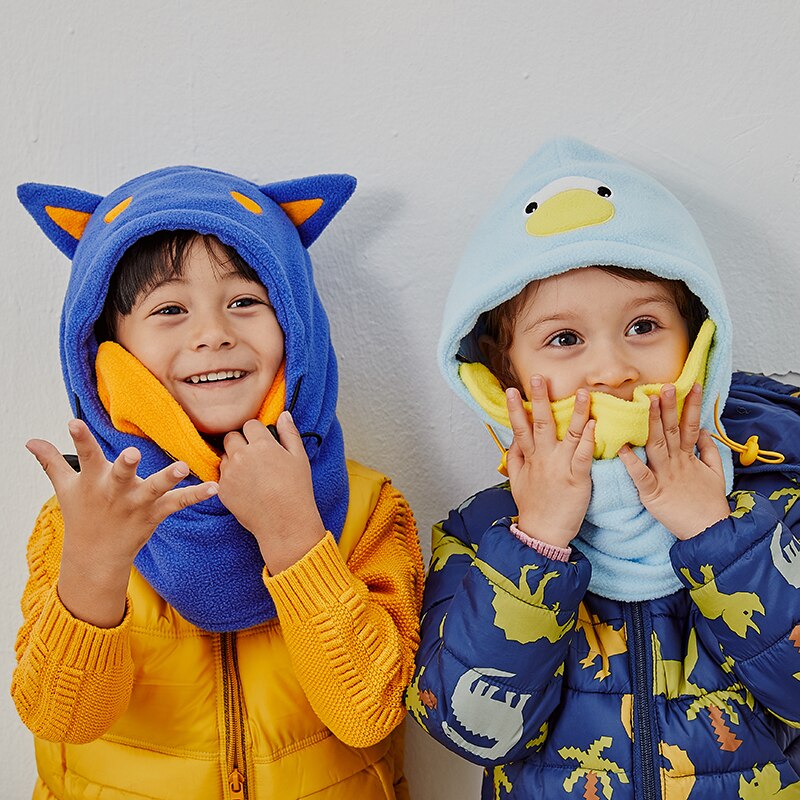 Winter kindermuts sjaal wanten kat vleermuis pinguïn eend gebreide baby kindermuts mutsen sjaals warmers handschoenen voor jongens meisjes