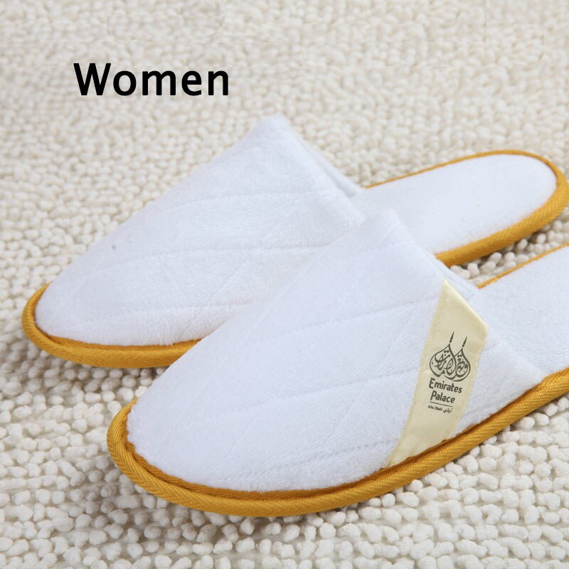 Kid Shoes Good Hotel Family Party Room Disposable Slippers Salon Spa Men Women Shoes Slippers: Gold / 20pc