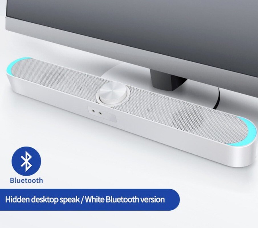 Sound Box Mini USB Powered Computer Wireless Bluetooth Speakers Desktop PC Laptop Notebook Sound Bar Stereo Subwoofer with Mic
