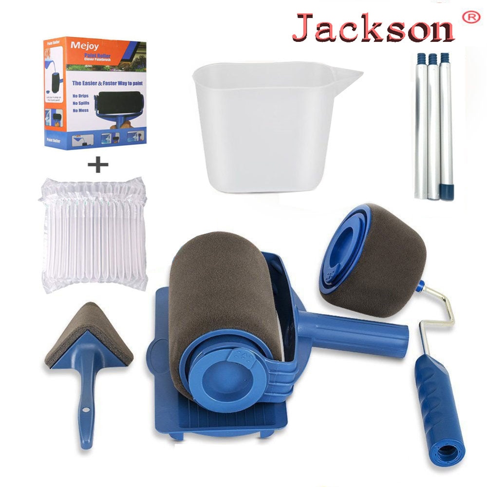 Free ship Seamless Paint Runner Pro Roller Brush Tool Flocked Edger Wall Painting Roller Paint Brush Paint Roller
