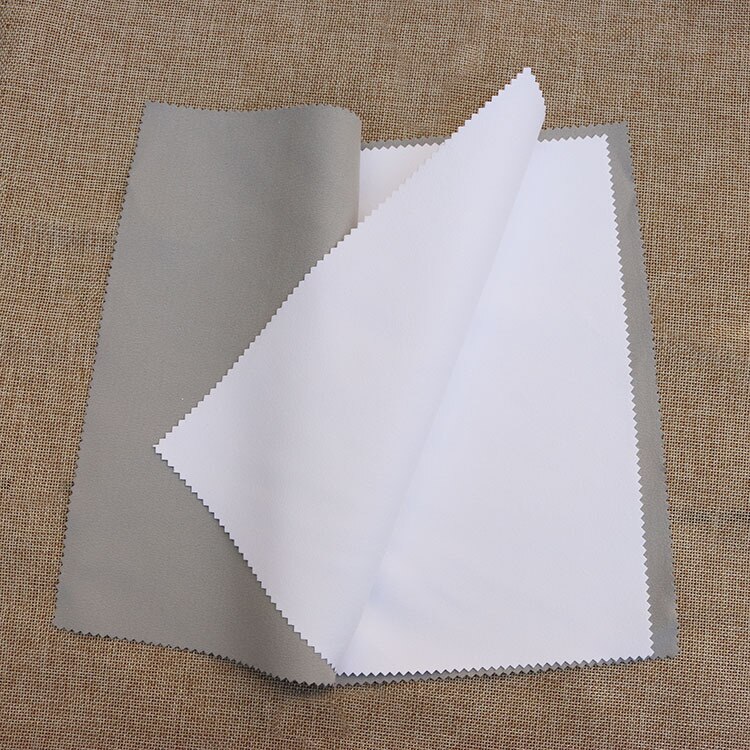 1 stk 25 x 15cm semsket skinn stoff sølv polish klut smykker rengjøring gull platina flerlags anløpsfjerner