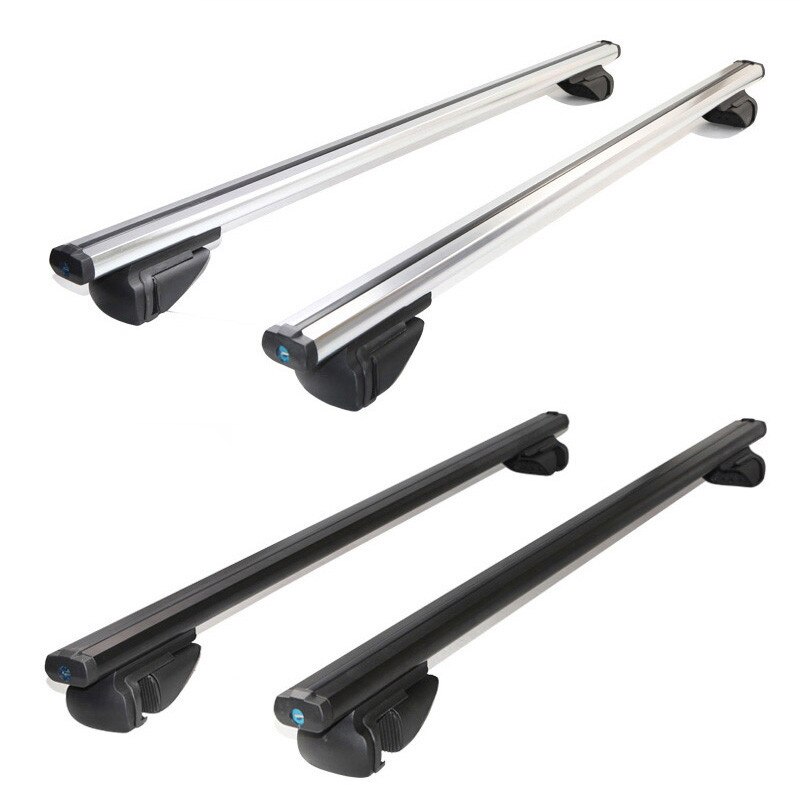 1 Set 2 Piece Vehicle CAR Roof Rack Luggage Rack Rail Truck Aluminum Alloy Locking Bicycle Frame Frame Box Super Aluminum Truck