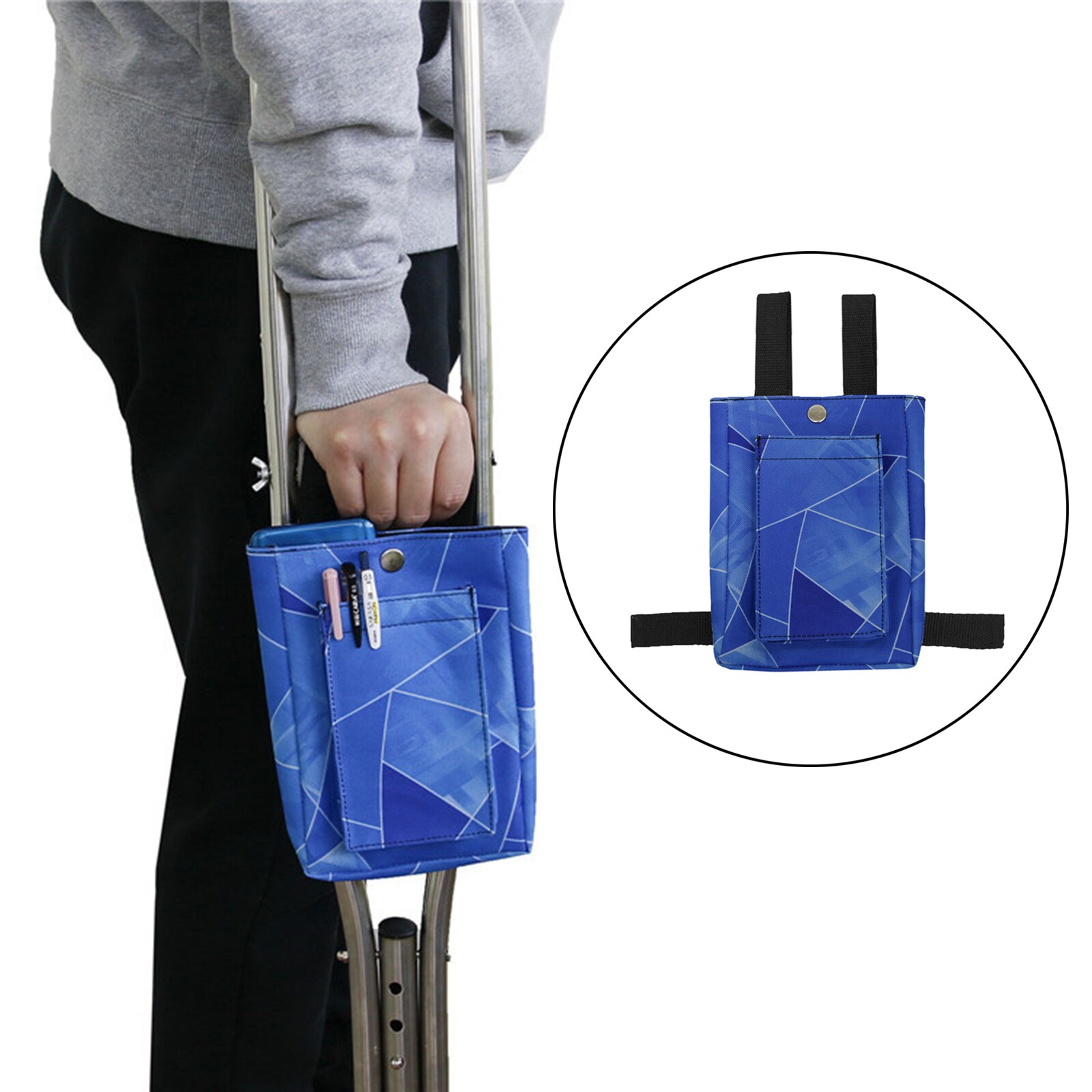 Kruk Bag Pouch Voor Krukken-Universele Accessoires Voor Mannen, Vrouwen En Kinderen-Lichtgewicht Carry Op Opbergvakken