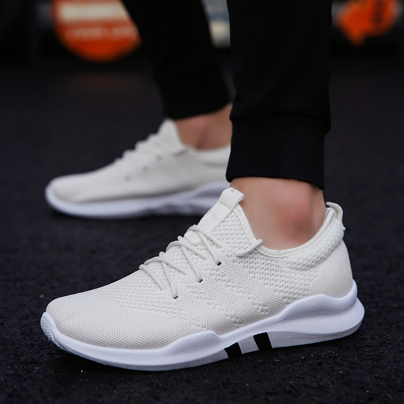 Men Sneakers tennis Shoes Outdoor Sports Breathable Ladies Male Tennis shoes Female sporty Man Sneakers white